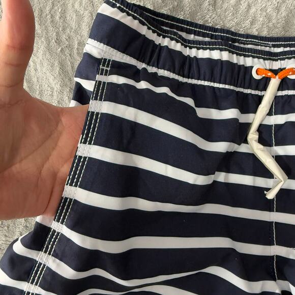 Gap Youth Swim trunks, Blue/White Stripes, XL 12 - Picture 6 of 8